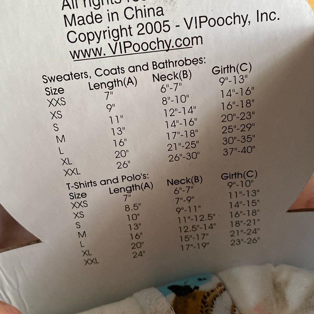! Vipoochy Pet Pooch boutique dog fabric suit size M new - Picture 10 of 11